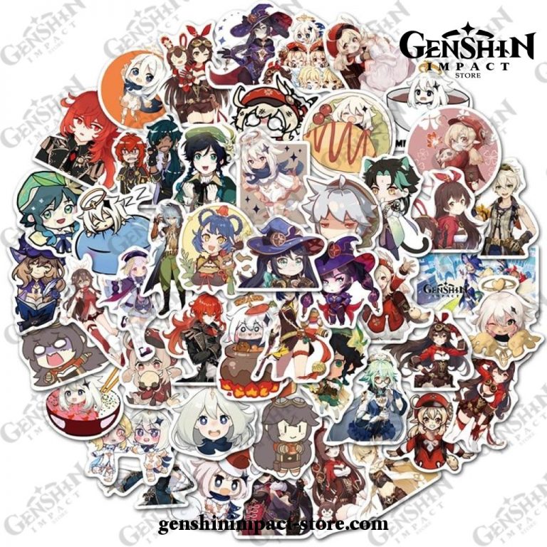 10/50pcs/set Genshin Impact World Game Stickers - Genshin Impact Store