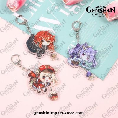 2021 Cute Lady Genshin Impact Keychain