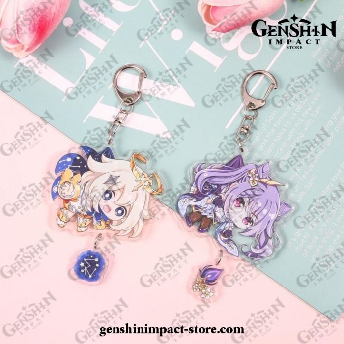 2021 Cute Lady Genshin Impact Keychain