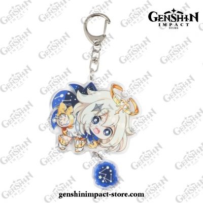 2021 Cute Lady Genshin Impact Keychain Paimon