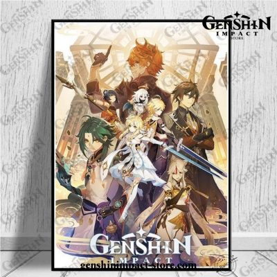 2021 Game Genshin Impact Wall Art New Design