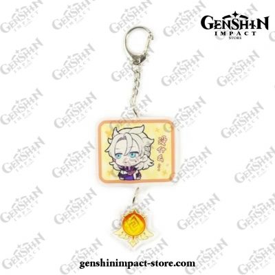 2021 Genshin Impact Keychain High Quality Albedo