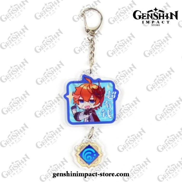 2021 Genshin Impact Keychain High Quality Diluc