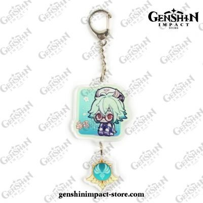 2021 Genshin Impact Keychain High Quality Sucrose