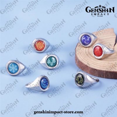 2021 Genshin Impact Vision Metal Rings