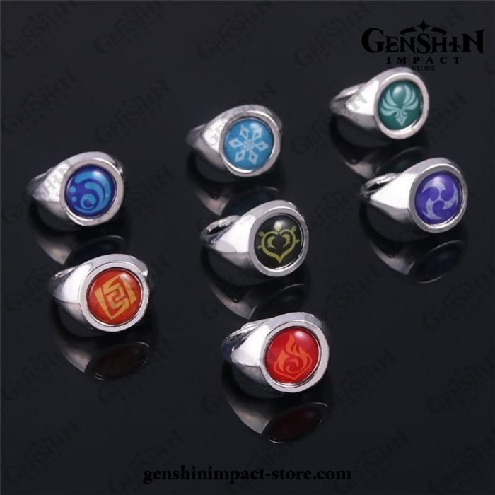 2021 Genshin Impact Vision Metal Rings