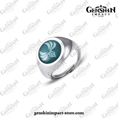 2021 Genshin Impact Vision Metal Rings Anemo