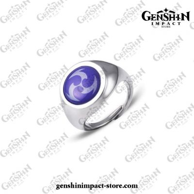 2021 Genshin Impact Vision Metal Rings Electro