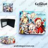 2021 Hot Genshin Impact Pu Wallet Short