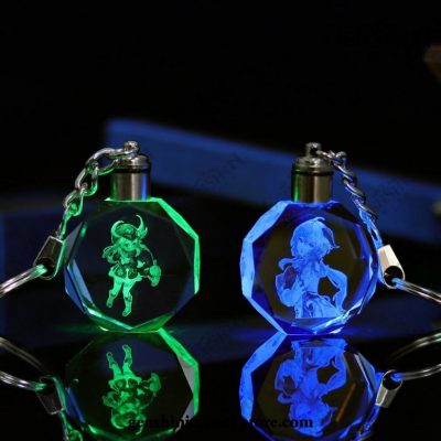 2021 New Genshin Impact Led Keychain