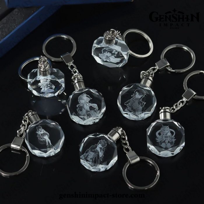 2021 New Genshin Impact Led Keychain