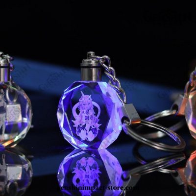 2021 New Genshin Impact Led Keychain