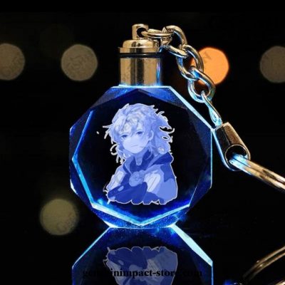 2021 New Genshin Impact Led Keychain Albedo