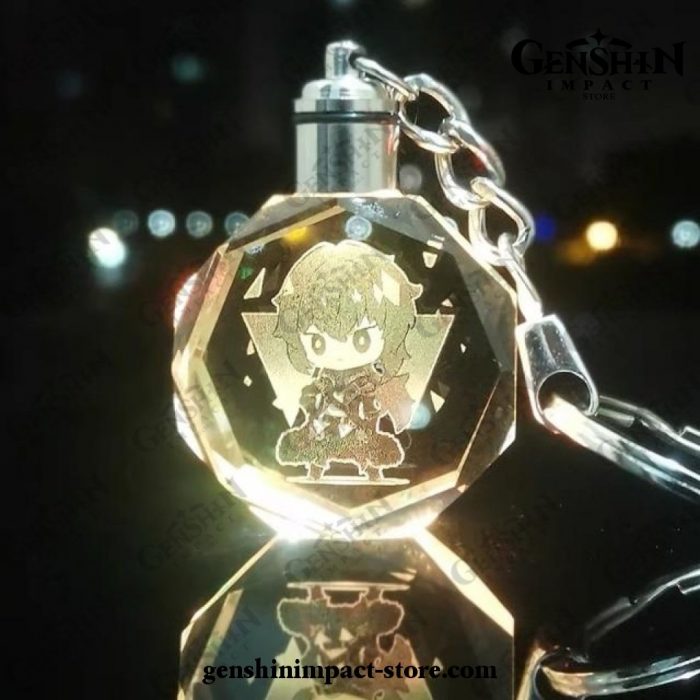 2021 New Genshin Impact Led Keychain Diluc