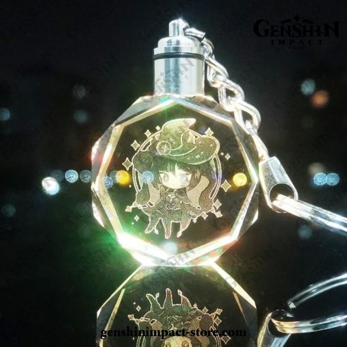 2021 New Genshin Impact Led Keychain Mona