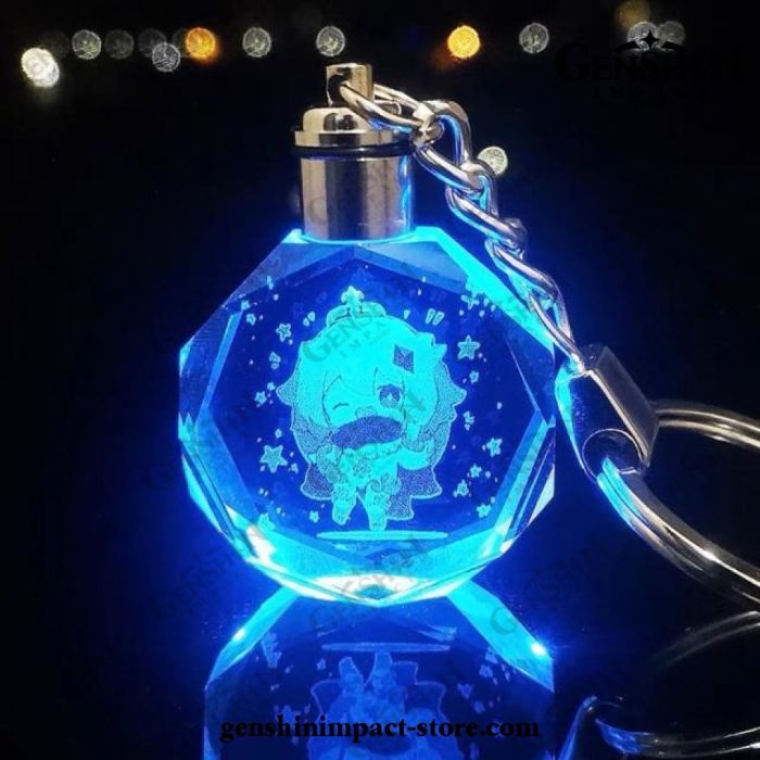 2021 New Genshin Impact Led Keychain Paimon