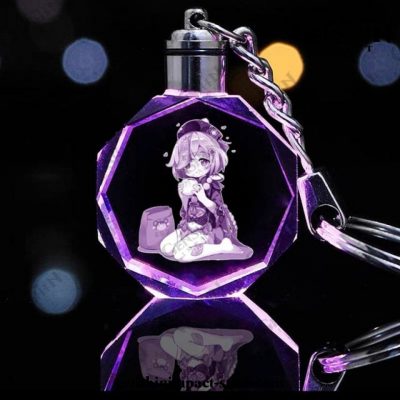 2021 New Genshin Impact Led Keychain Qiqi