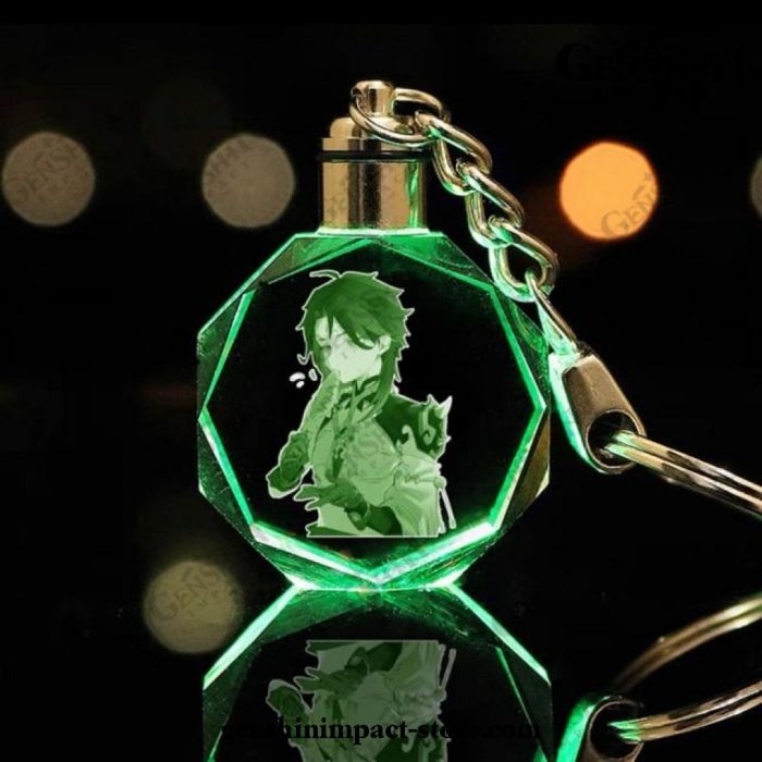 2021 New Genshin Impact Led Keychain Xiao