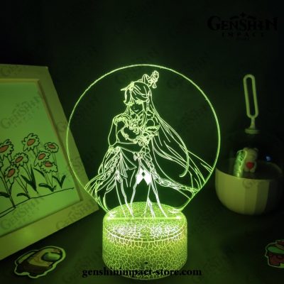 2021 Ningguang Genshin Impact Figure 3D Lamp Led Rgb Night Lights