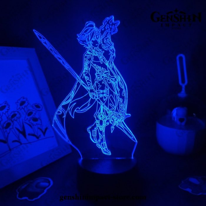 2021 Zhong Li Genshin Impact Figure 3D Lamp Led Rgb Night Lights