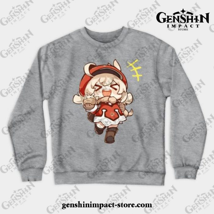 Bomb Girl [Genshin Impact] Crewneck Sweatshirt Gray / S