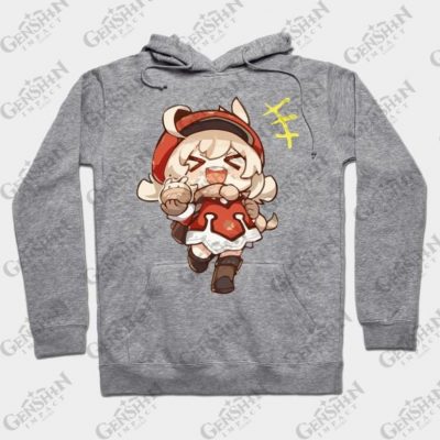 Bomb Girl [Genshin Impact] Hoodie Gray / S