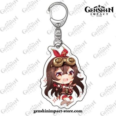 Chibi Amber Genshin Impact Acrylic Keychain