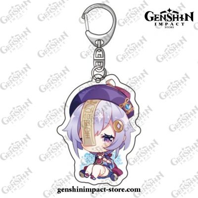 Chibi Qiqi Genshin Impact Acrylic Keychain