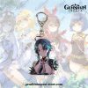 Cool Xiao Genshin Impact Acrylic Double Sided Transparent Keychain