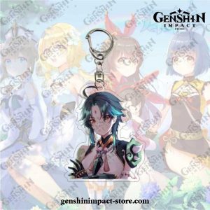 Cool Xiao Genshin Impact Acrylic Double Sided Transparent Keychain ...