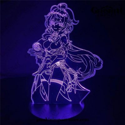 Cute Ganyu Genshin Impact Figure 3D Lamp Led Rgb Night Lights