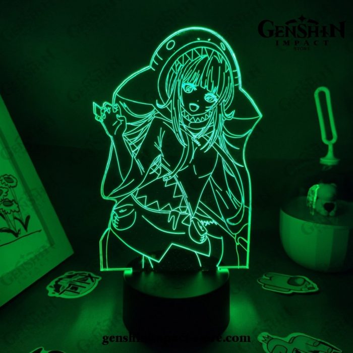 Cute Genshin Impact Figure 3D Lamp Led Rgb Night Lights