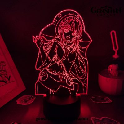 Cute Genshin Impact Figure 3D Lamp Led Rgb Night Lights