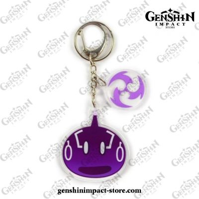 Cute Genshin Impact Slimes Keychain Electro