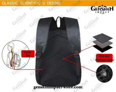 Cute Genshin Impact Xiangling 3D Student Backpack