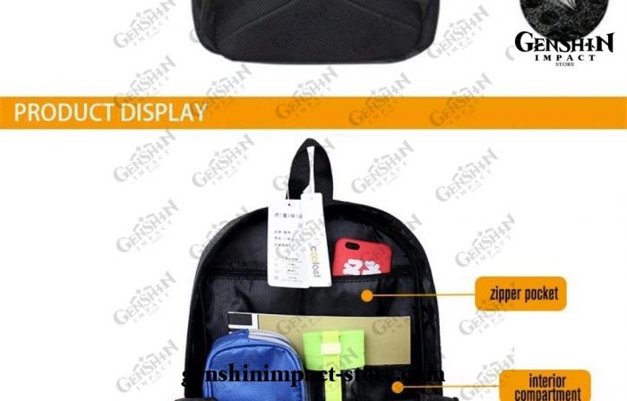 Cute Genshin Impact Xiangling 3D Student Backpack