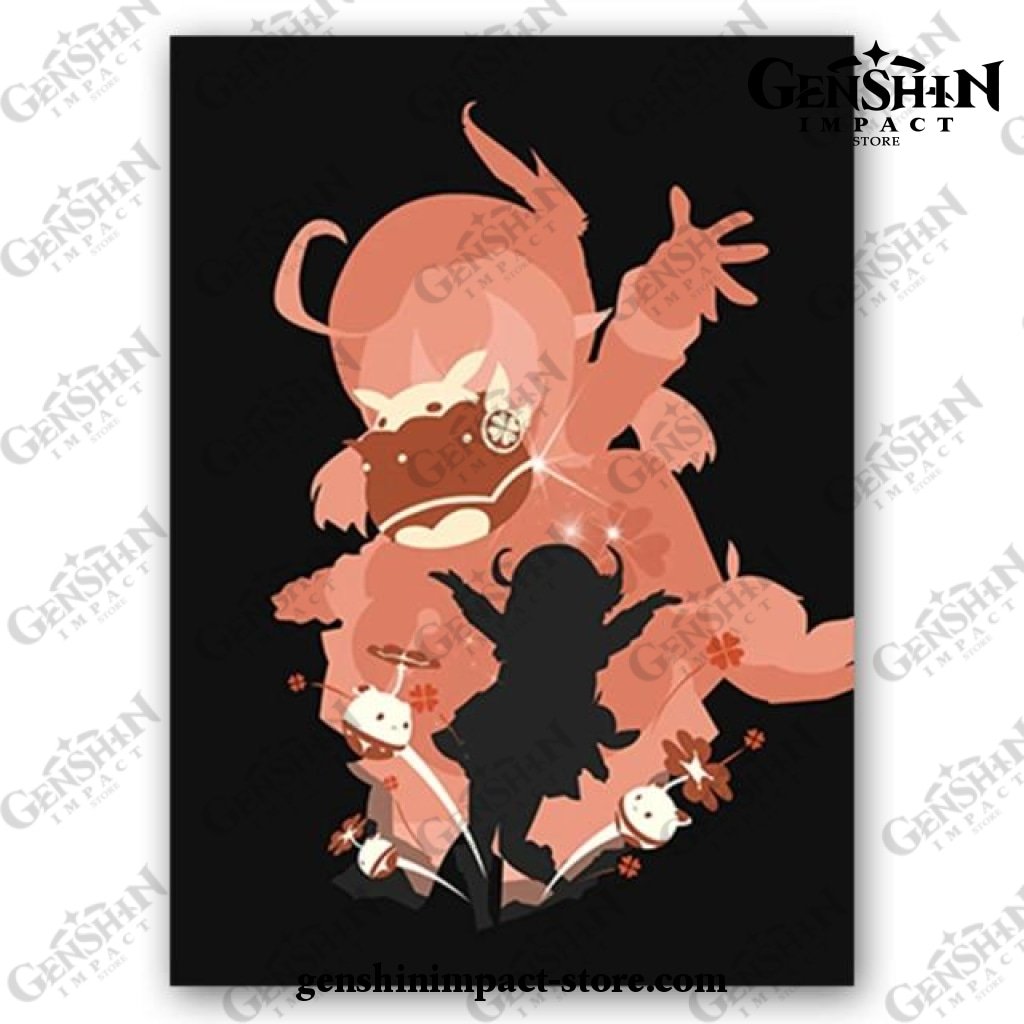 Cute Klee Genshin Impact 3D Poster Wall Art - Genshin Impact Store