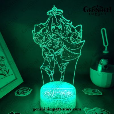 Cute Paimon Genshin Impact Figure 3D Lamp Led Rgb Night Lights