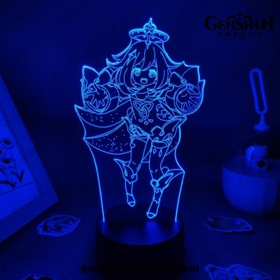 Cute Paimon Genshin Impact Figure 3D Lamp Led Rgb Night Lights