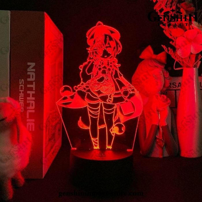 Cute Qiqi Genshin Impact Figure 3D Lamp Led Rgb Night Lights