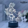 Cute Venti Genshin Impact Figure 3D Lamp Led Rgb Night Lights