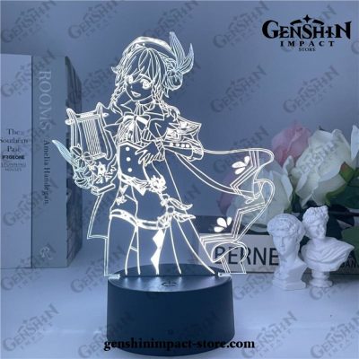 Cute Venti Genshin Impact Figure 3D Lamp Led Rgb Night Lights