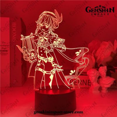 Cute Venti Genshin Impact Figure 3D Lamp Led Rgb Night Lights