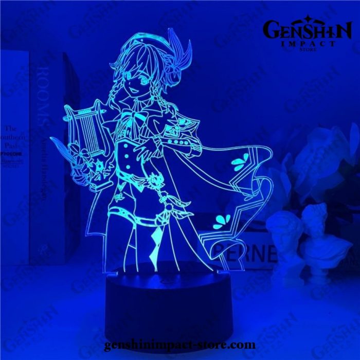 Cute Venti Genshin Impact Figure 3D Lamp Led Rgb Night Lights