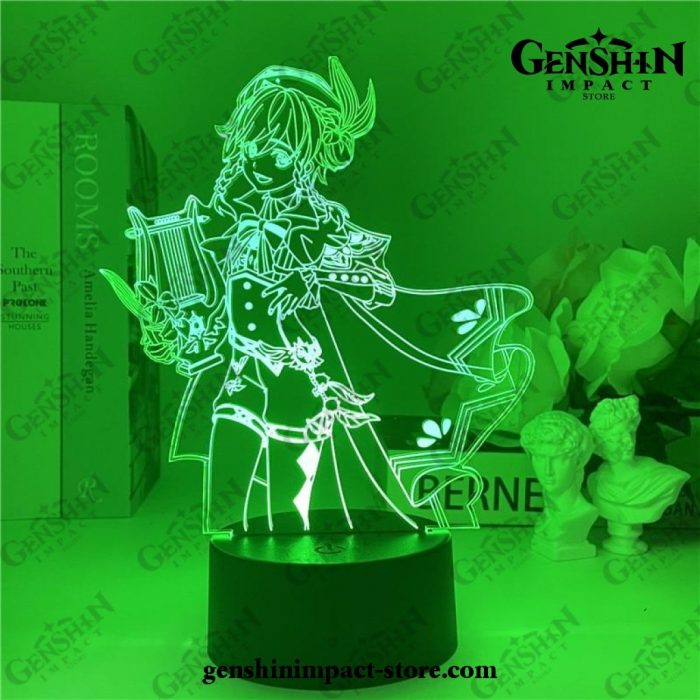 Cute Venti Genshin Impact Figure 3D Lamp Led Rgb Night Lights