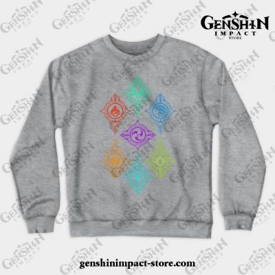 Elements Of World Crewneck Sweatshirt Gray / S