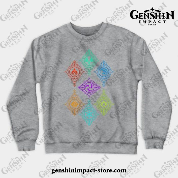 Elements Of World Crewneck Sweatshirt Gray / S