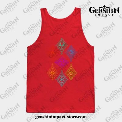 Elements Of World Tank Top Red / S