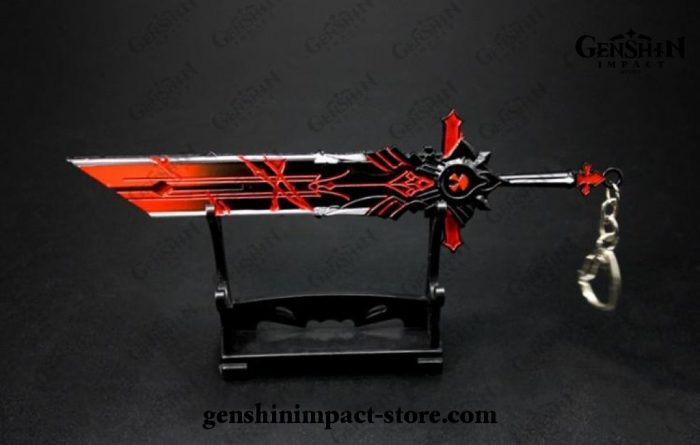 Five-Star Weapon Genshin Impact Cosplay Metal Alloy Keychain