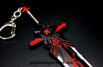 Five-Star Weapon Genshin Impact Cosplay Metal Alloy Keychain
